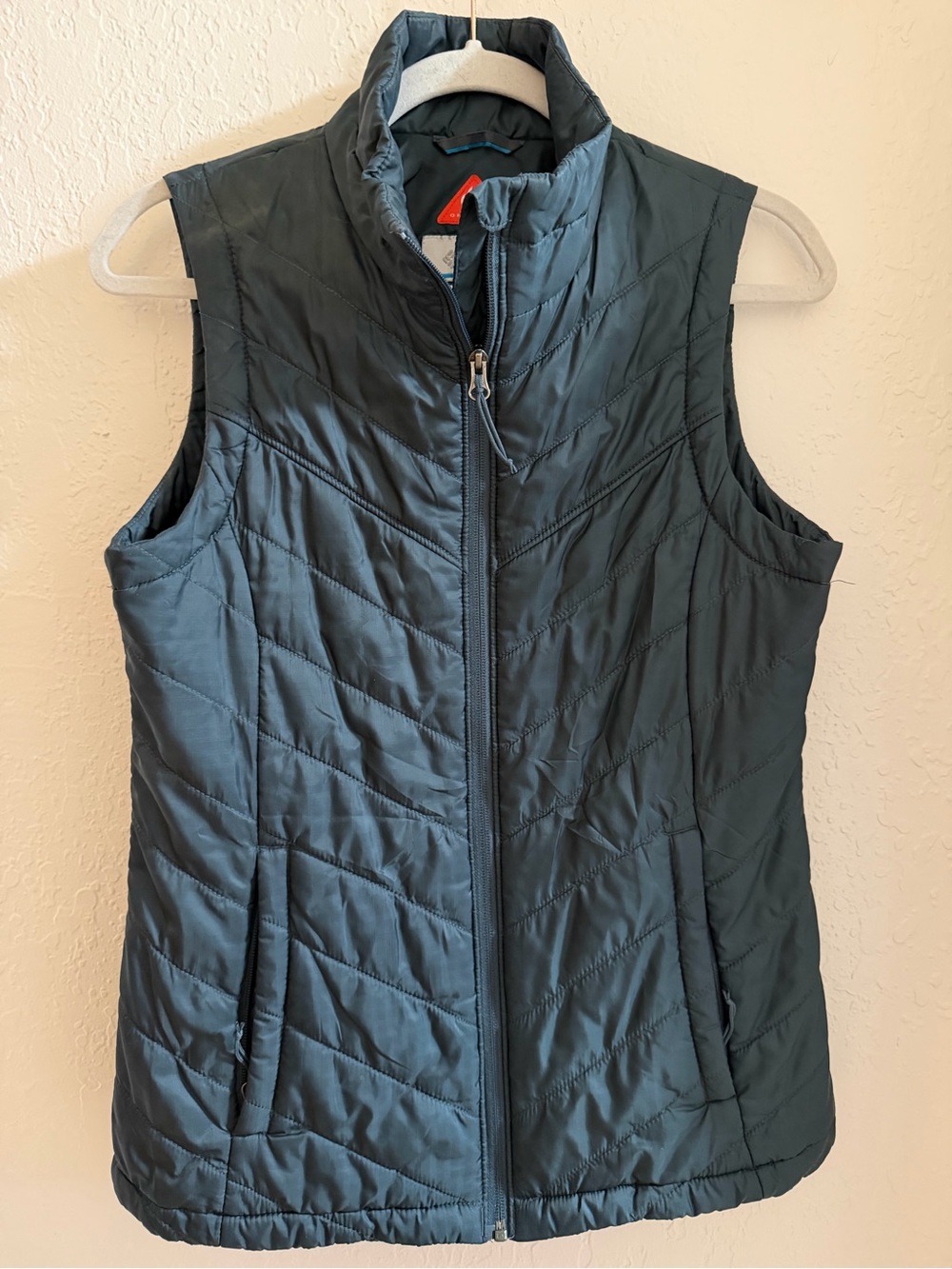 Columbia Women’s Omni-Heat Quilted Insulated Vest Dark Teal Size Small